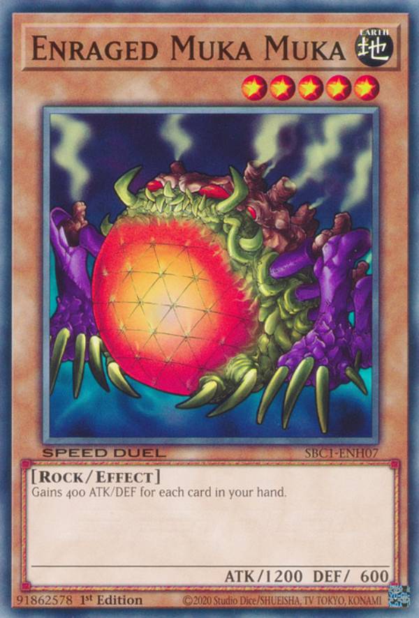 Enraged Muka Muka [SBC1-ENH07] Common | Jomio and Rueliete's Cards and Comics