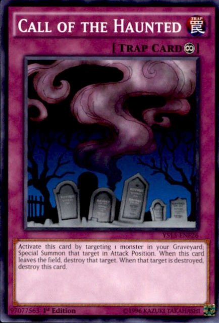 Call of the Haunted [YS15-ENF26] Common | Jomio and Rueliete's Cards and Comics