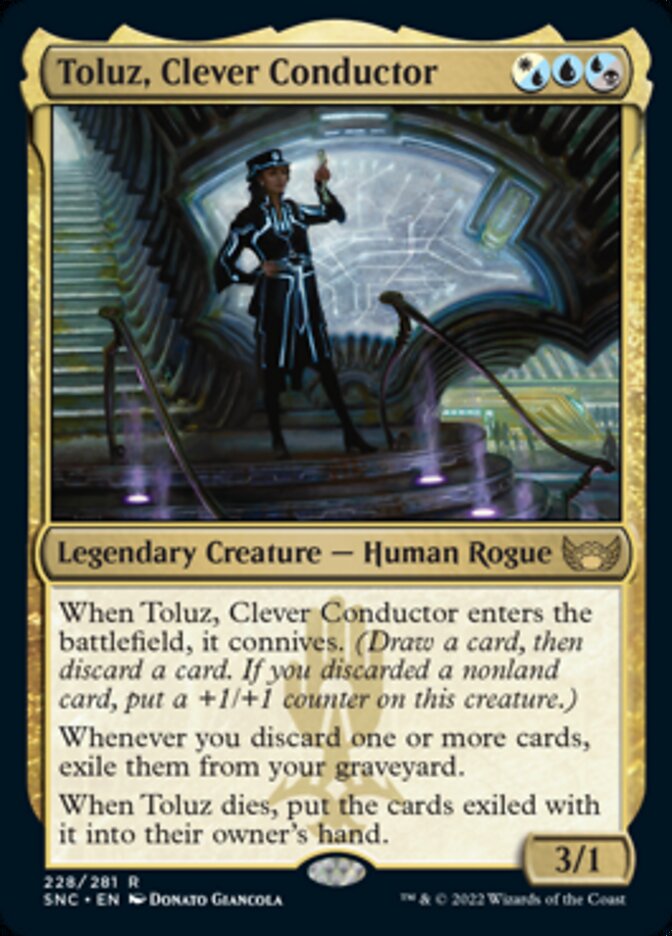 Toluz, Clever Conductor [Streets of New Capenna] | Jomio and Rueliete's Cards and Comics