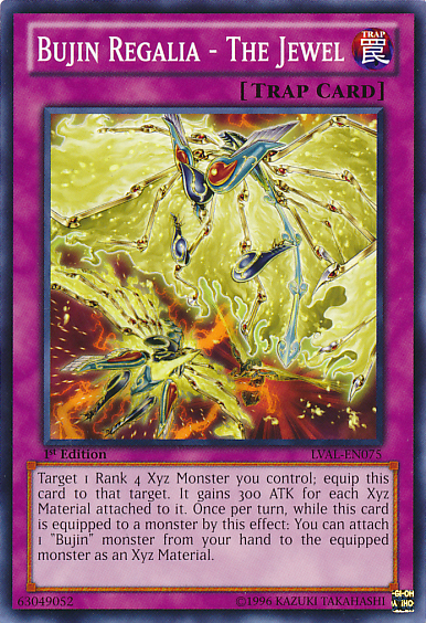 Bujin Regalia - The Jewel [LVAL-EN075] Common | Jomio and Rueliete's Cards and Comics