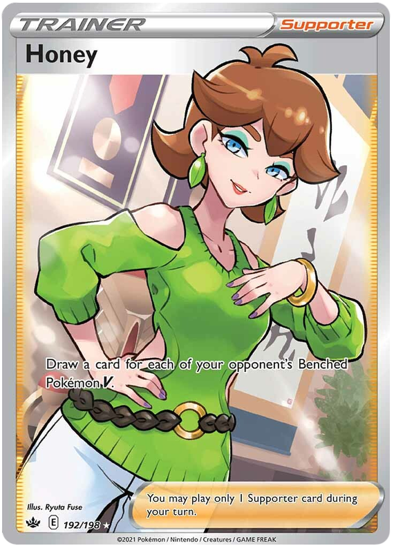 Honey (192/198) [Sword & Shield: Chilling Reign] | Jomio and Rueliete's Cards and Comics