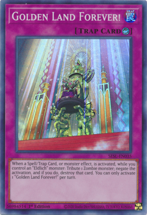 Golden Land Forever! [SESL-EN035] Super Rare | Jomio and Rueliete's Cards and Comics