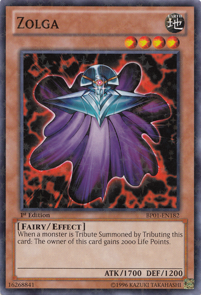 Zolga [BP01-EN182] Starfoil Rare | Jomio and Rueliete's Cards and Comics
