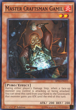 Master Craftsman Gamil [BP03-EN115] Common | Jomio and Rueliete's Cards and Comics