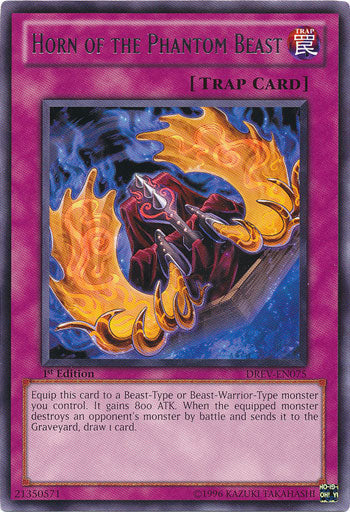 Horn of the Phantom Beast [DREV-EN075] Rare | Jomio and Rueliete's Cards and Comics