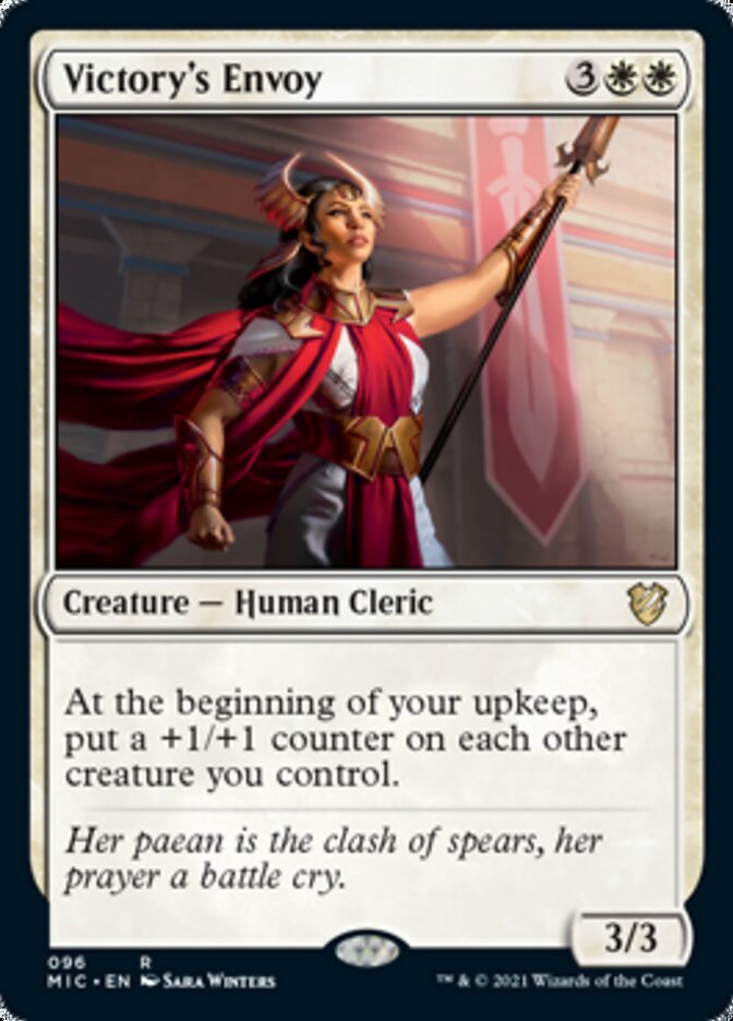 Victory's Envoy [Innistrad: Midnight Hunt Commander] | Jomio and Rueliete's Cards and Comics