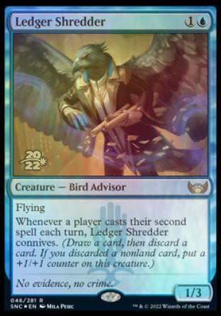 Ledger Shredder [Streets of New Capenna Prerelease Promos] | Jomio and Rueliete's Cards and Comics