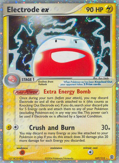 Electrode ex (107/112) [EX: FireRed & LeafGreen] | Jomio and Rueliete's Cards and Comics