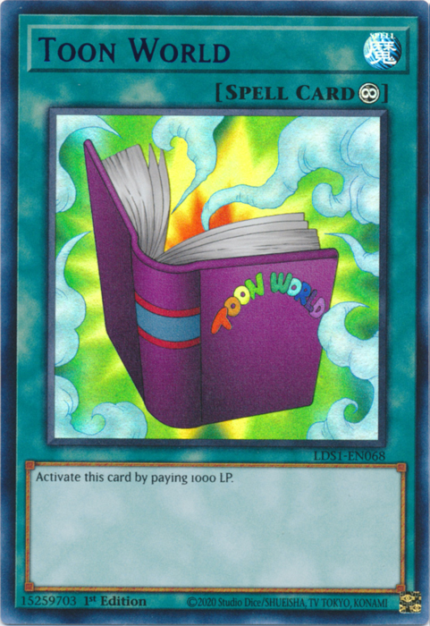 Toon World (Blue) [LDS1-EN068] Ultra Rare | Jomio and Rueliete's Cards and Comics