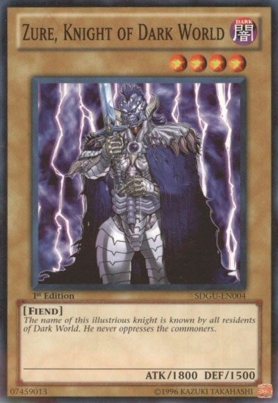 Zure, Knight of Dark World [SDGU-EN004] Common | Jomio and Rueliete's Cards and Comics