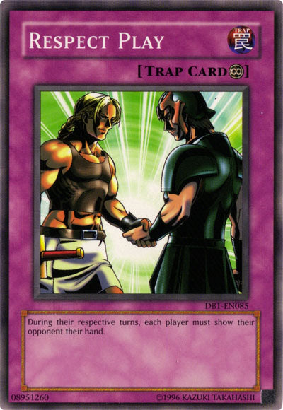 Respect Play [DB1-EN085] Common | Jomio and Rueliete's Cards and Comics