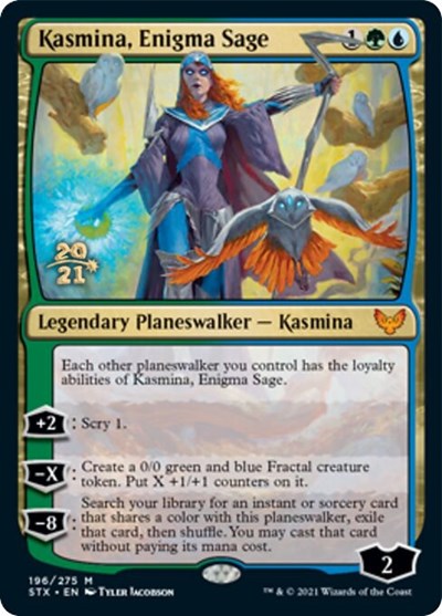 Kasmina, Enigma Sage [Strixhaven: School of Mages Prerelease Promos] | Jomio and Rueliete's Cards and Comics