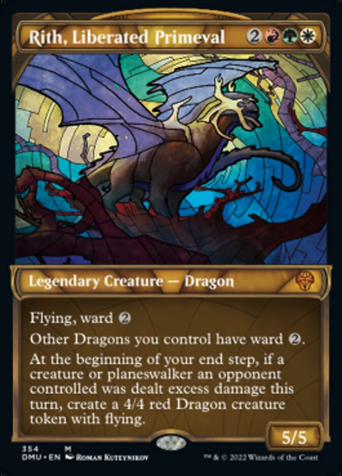 Rith, Liberated Primeval (Showcase Textured) [Dominaria United] | Jomio and Rueliete's Cards and Comics
