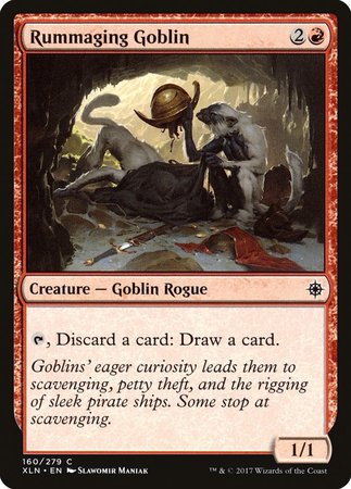 Rummaging Goblin [Ixalan] | Jomio and Rueliete's Cards and Comics