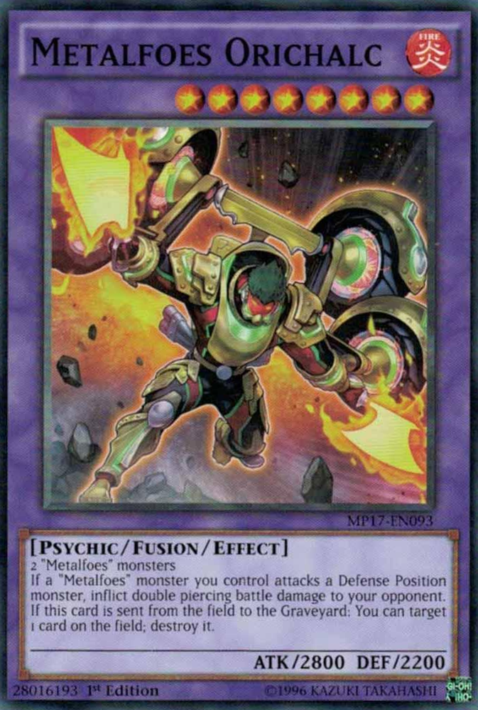 Metalfoes Orichalc [MP17-EN093] Common | Jomio and Rueliete's Cards and Comics