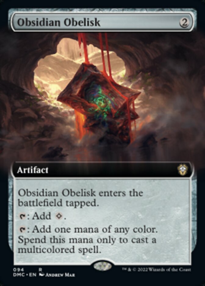 Obsidian Obelisk (Extended Art) [Dominaria United Commander] | Jomio and Rueliete's Cards and Comics