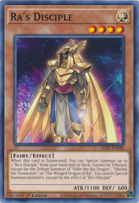 Ra's Disciple [LED7-EN046] Common | Jomio and Rueliete's Cards and Comics