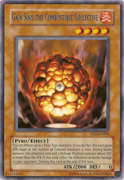Gaia Soul the Combustible Collective [DR3-EN088] Rare | Jomio and Rueliete's Cards and Comics