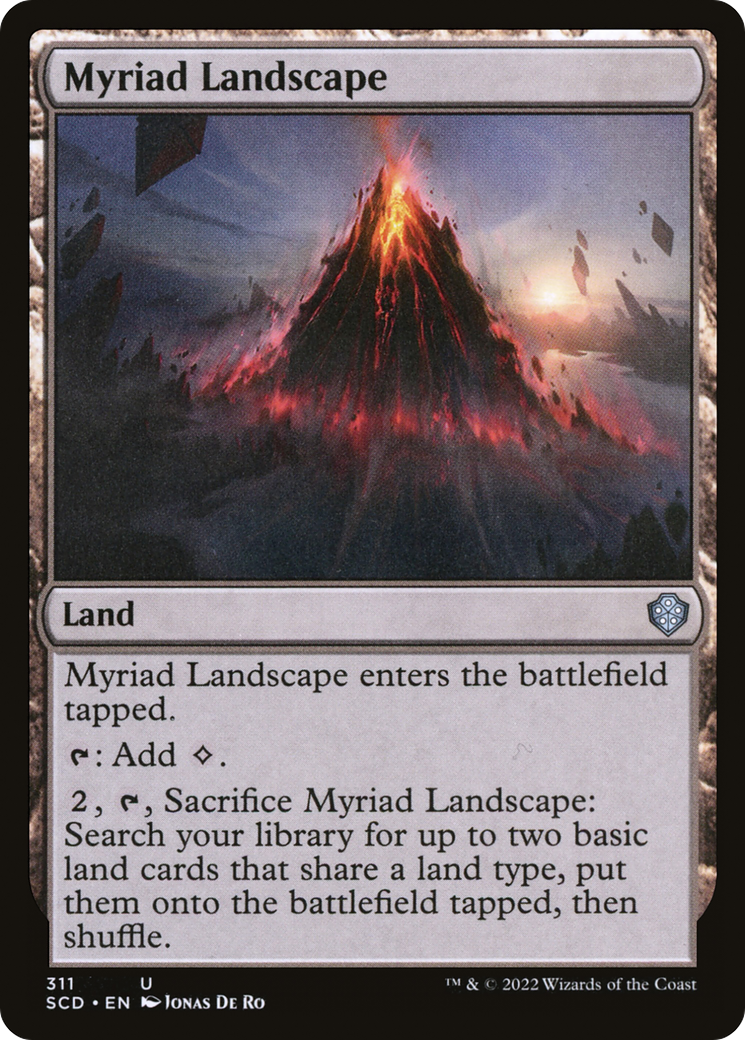 Myriad Landscape [Starter Commander Decks] | Jomio and Rueliete's Cards and Comics