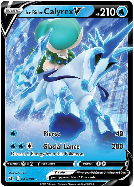 Ice Rider Calyrex V (045/198) [Sword & Shield: Chilling Reign] | Jomio and Rueliete's Cards and Comics