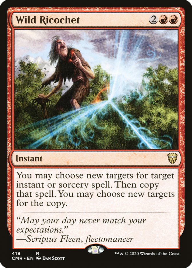 Wild Ricochet [Commander Legends] | Jomio and Rueliete's Cards and Comics
