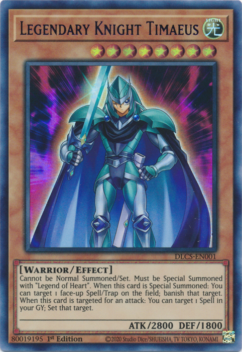Legendary Knight Timaeus (Blue) [DLCS-EN001] Ultra Rare | Jomio and Rueliete's Cards and Comics