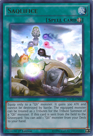 Saqlifice [NECH-EN061] Ultra Rare | Jomio and Rueliete's Cards and Comics