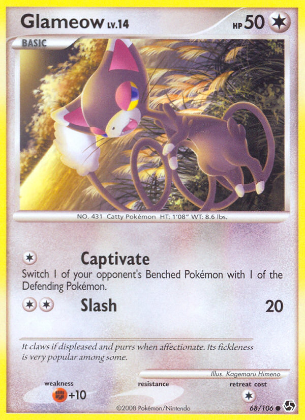 Glameow (68/106) [Diamond & Pearl: Great Encounters] | Jomio and Rueliete's Cards and Comics