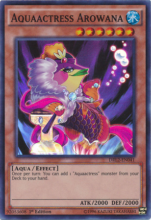 Aquaactress Arowana [DRL2-EN041] Super Rare | Jomio and Rueliete's Cards and Comics