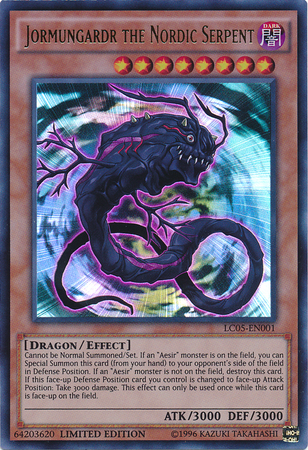 Jormungardr the Nordic Serpent [LC05-EN001] Ultra Rare | Jomio and Rueliete's Cards and Comics