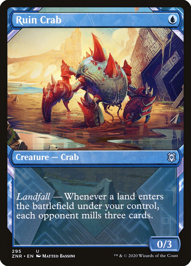Ruin Crab (Showcase) [Zendikar Rising] | Jomio and Rueliete's Cards and Comics