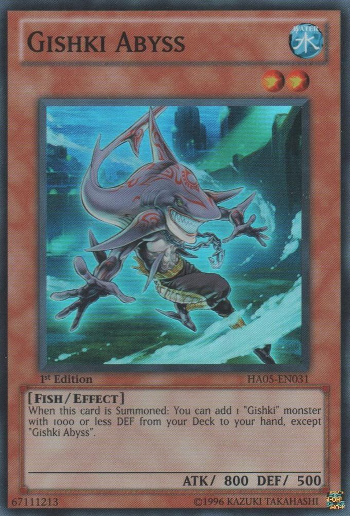 Gishki Abyss [HA05-EN031] Super Rare | Jomio and Rueliete's Cards and Comics
