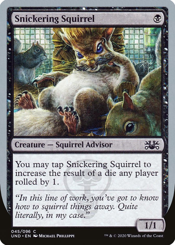 Snickering Squirrel [Unsanctioned] | Jomio and Rueliete's Cards and Comics