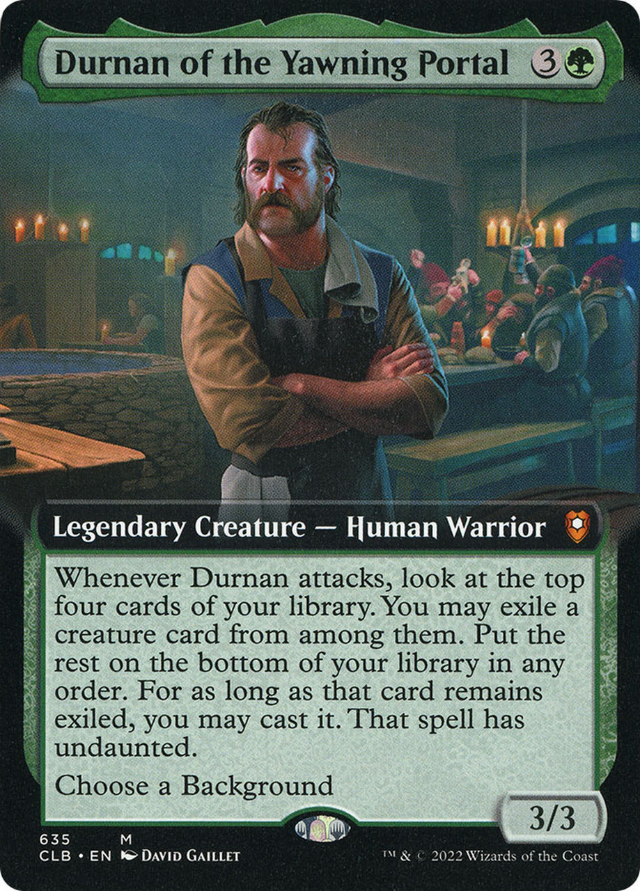 Durnan of the Yawning Portal (Extended Art) [Commander Legends: Battle for Baldur's Gate] | Jomio and Rueliete's Cards and Comics