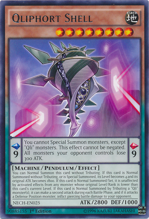 Qliphort Shell [NECH-EN025] Rare | Jomio and Rueliete's Cards and Comics