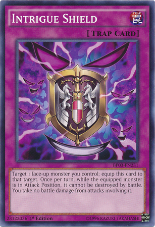 Intrigue Shield [BP03-EN231] Common | Jomio and Rueliete's Cards and Comics