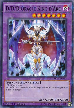 D/D/D Oracle King d'Arc (Starfoil) [SP17-EN040] Starfoil Rare | Jomio and Rueliete's Cards and Comics