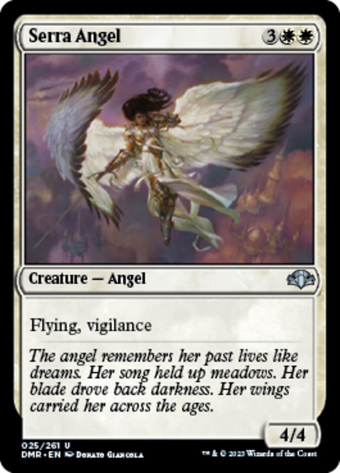 Serra Angel [Dominaria Remastered] | Jomio and Rueliete's Cards and Comics