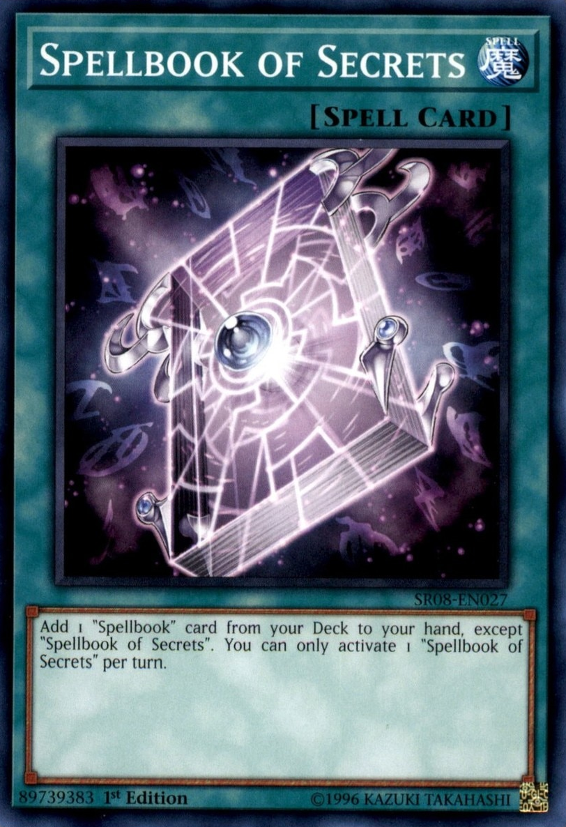 Spellbook of Secrets [SR08-EN027] Common | Jomio and Rueliete's Cards and Comics