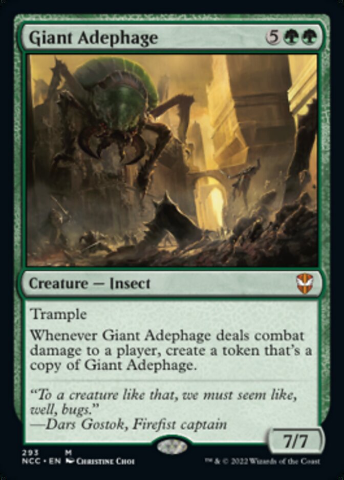 Giant Adephage [Streets of New Capenna Commander] | Jomio and Rueliete's Cards and Comics