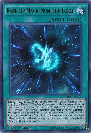 Rank-Up-Magic Numeron Force [MP14-EN101] Ultra Rare | Jomio and Rueliete's Cards and Comics