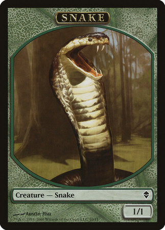 Snake Token [Zendikar Tokens] | Jomio and Rueliete's Cards and Comics