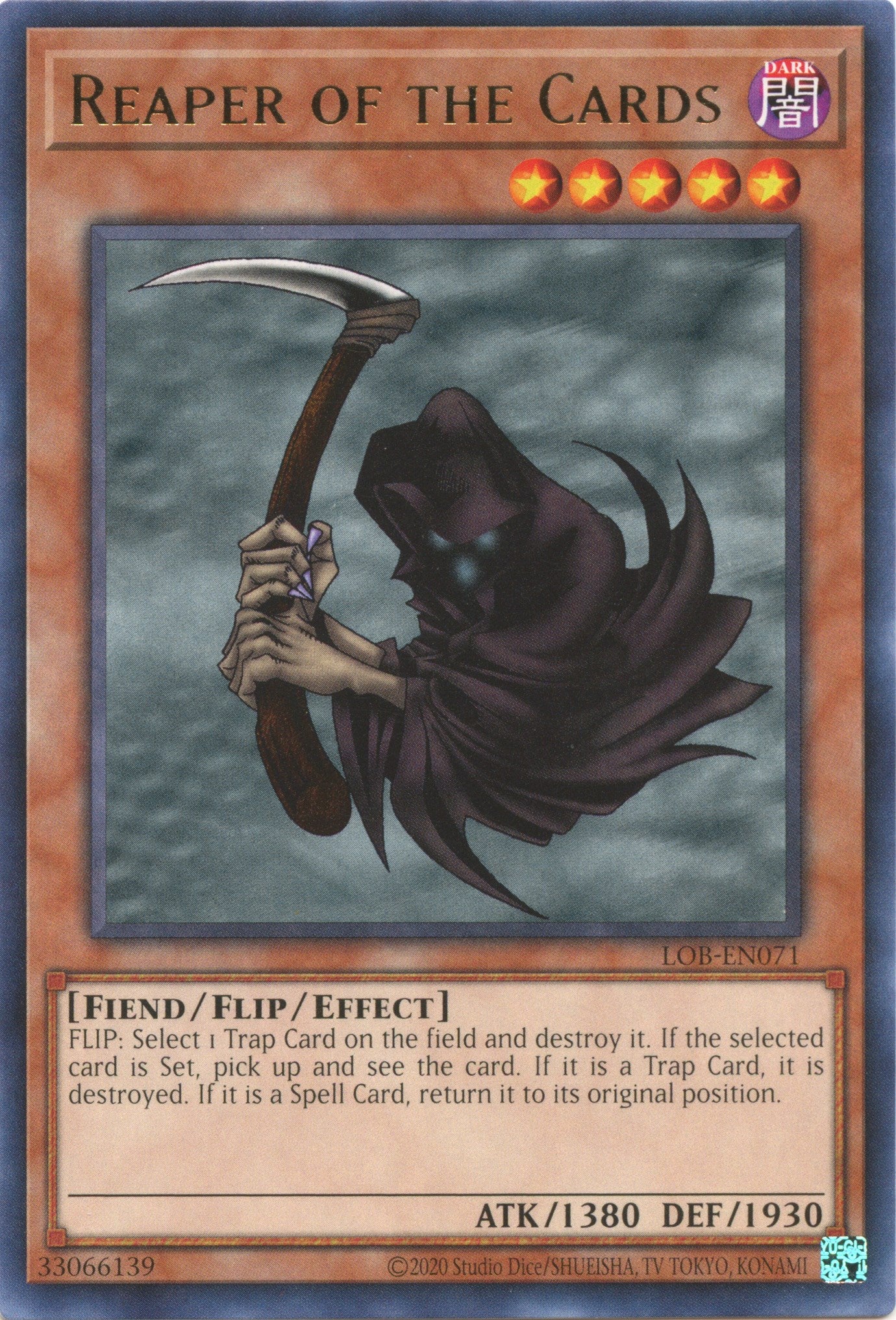 Reaper of the Cards (25th Anniversary) [LOB-EN071] Rare | Jomio and Rueliete's Cards and Comics