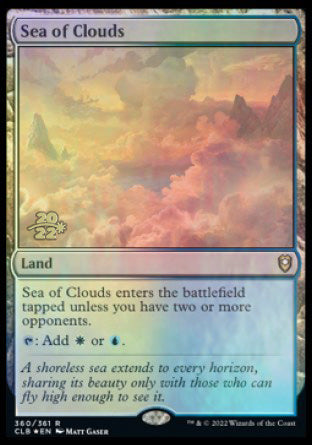 Sea of Clouds [Commander Legends: Battle for Baldur's Gate Prerelease Promos] | Jomio and Rueliete's Cards and Comics