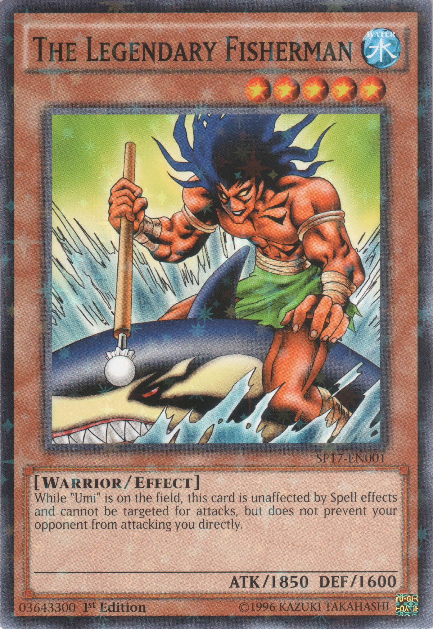 The Legendary Fisherman (Starfoil) [SP17-EN001] Starfoil Rare | Jomio and Rueliete's Cards and Comics