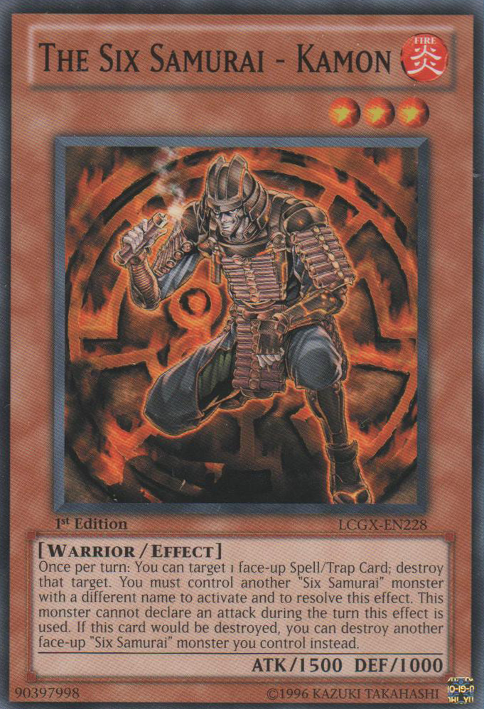The Six Samurai - Kamon [LCGX-EN228] Common | Jomio and Rueliete's Cards and Comics
