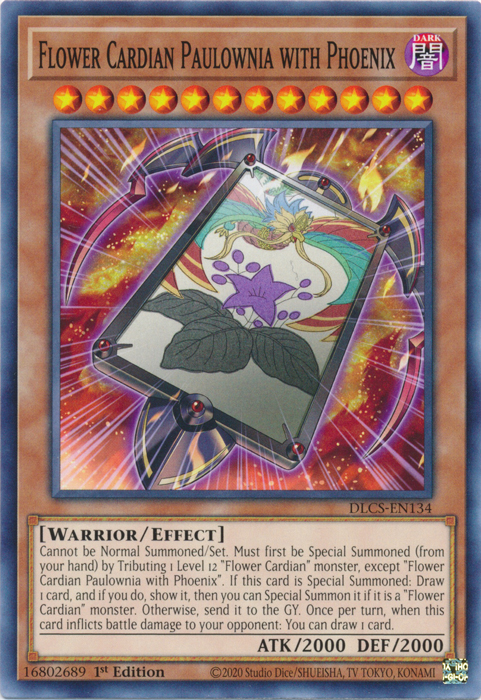 Flower Cardian Paulownia with Phoenix [DLCS-EN134] Common | Jomio and Rueliete's Cards and Comics