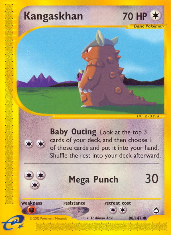 Kangaskhan (88/147) [Aquapolis] | Jomio and Rueliete's Cards and Comics