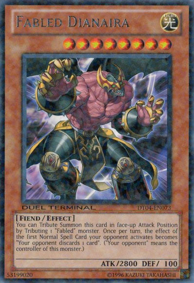 Fabled Dianaira [DT04-EN073] Rare | Jomio and Rueliete's Cards and Comics