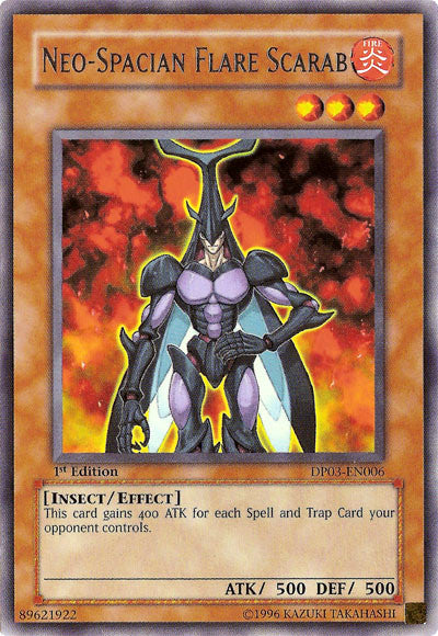 Neo-Spacian Flare Scarab [DP03-EN006] Rare | Jomio and Rueliete's Cards and Comics